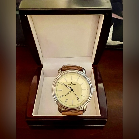 Caribbean Joe Accessories Euc Caribbean Joe Mens Watch Needs